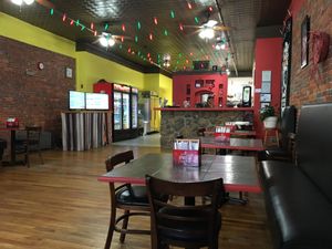 Order at counter  at Lisa's Legit Burritos in Gardiner