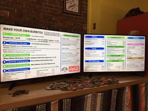 Menu  at Lisa's Legit Burritos in Gardiner