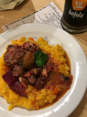 vegan bourguignon at Střecha in Prague