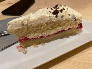 Cake at Střecha in Prague