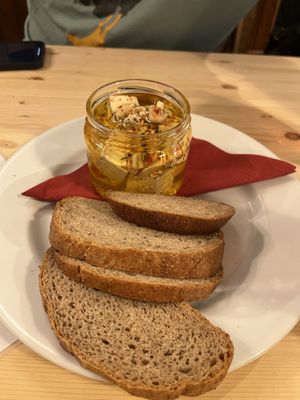 Pickles tofu   at Střecha in Prague