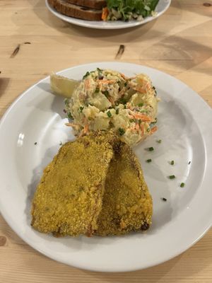 Soy Schnitzel   at Střecha in Prague