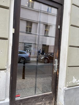 Entrance   at Střecha in Prague