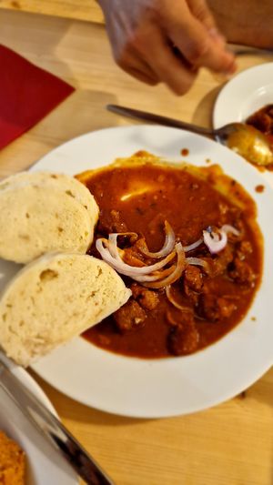 Goulash at Střecha in Prague