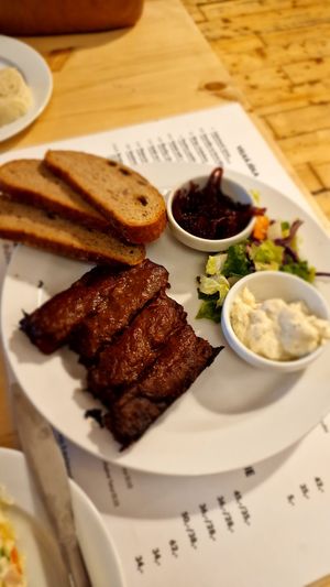 Ribs at Střecha in Prague