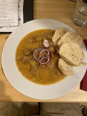gulas  at Střecha in Prague