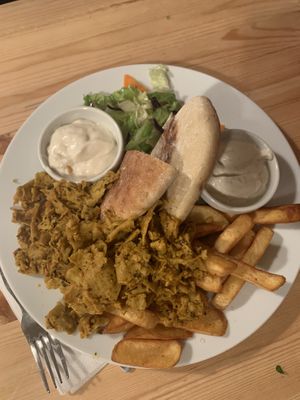 Kebab al plato  at Střecha in Prague