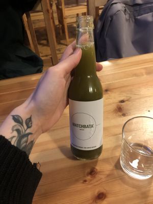 Snort lemonade (he said it was good)  at Střecha in Prague