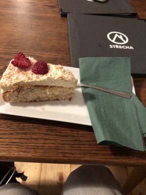 Vegan cake   at Střecha in Prague