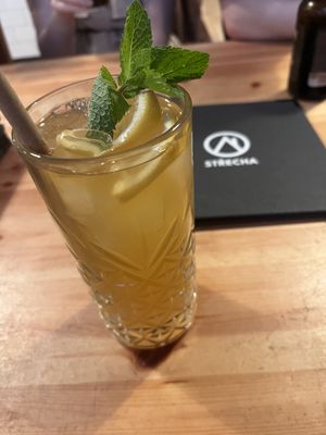 Iced-Tea - the best tea  at Střecha in Prague