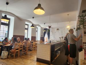 Interior at Střecha in Prague