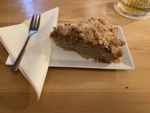 apple pie  at Střecha in Prague