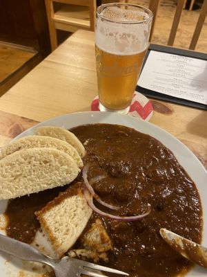 Very tasty and original czech cuisine  at Střecha in Prague