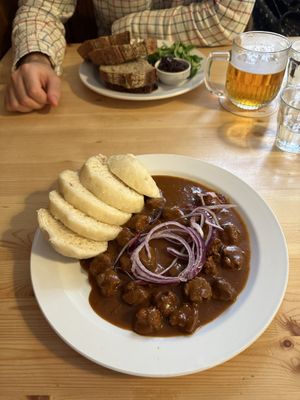 Gulash  at Střecha in Prague