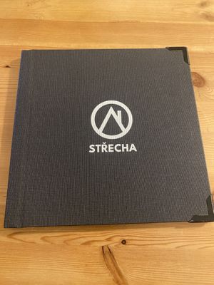 Menu  at Střecha in Prague