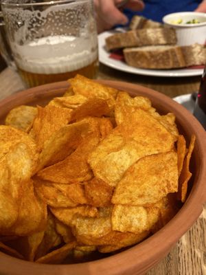 Paprika crisps   at Střecha in Prague