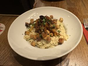 Halušky  at Střecha in Prague