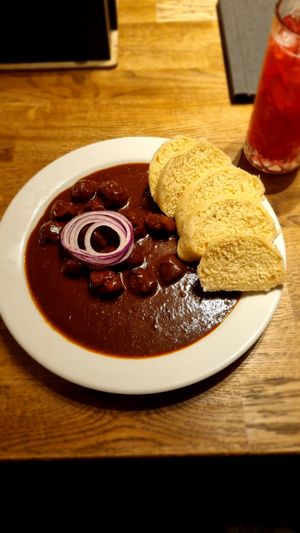 Goulash at Střecha in Prague