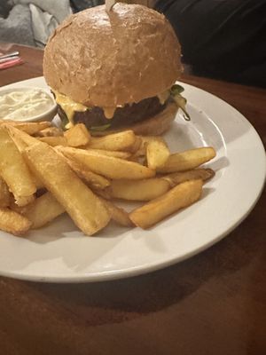 Chili Burger  at Střecha in Prague