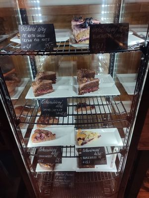 Desserts at Střecha in Prague