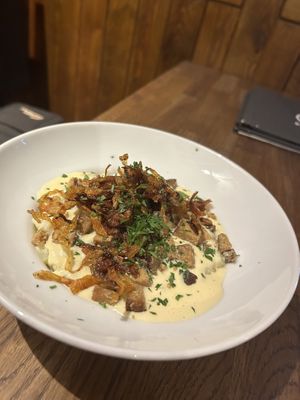 Halušky  at Střecha in Prague