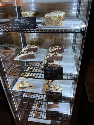 Dessert selection  at Střecha in Prague