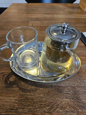 Green Tea at Střecha in Prague