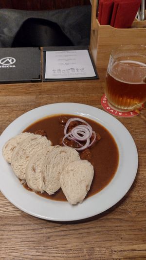 It is always nice to check out local cuisine (which is usually harder as a vegan) at Střecha in Prague