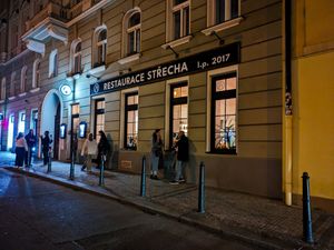 Outside of Strecha at Střecha in Prague