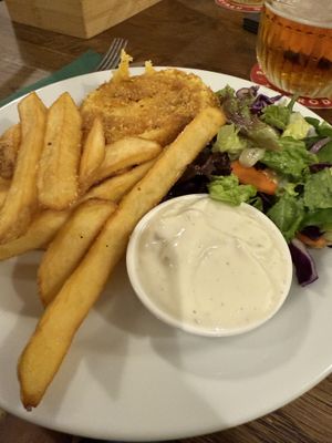 Fried Cheese  at Střecha in Prague