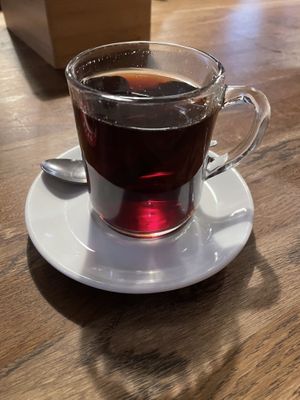 Hot plum   at Střecha in Prague