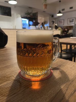 Beer   at Střecha in Prague