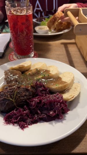 Vegan duck at Střecha in Prague