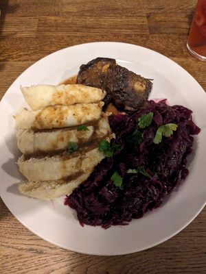 Vegan Duck at Střecha in Prague