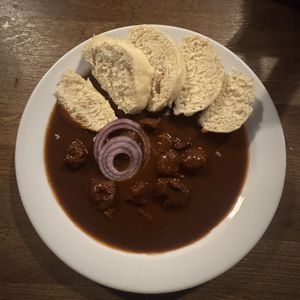 Goulash   at Střecha in Prague
