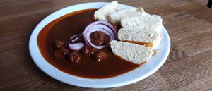 Gulasch at Střecha in Prague