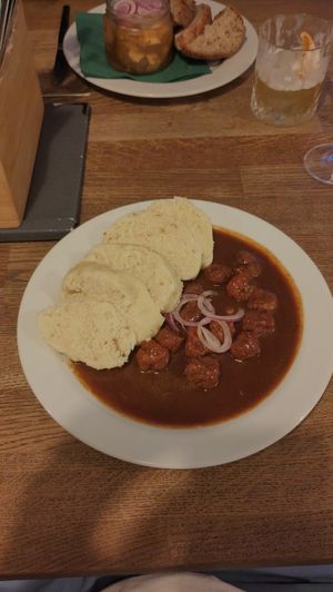 Goulash at Střecha in Prague