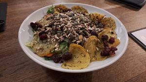 Beetroot salad at Střecha in Prague