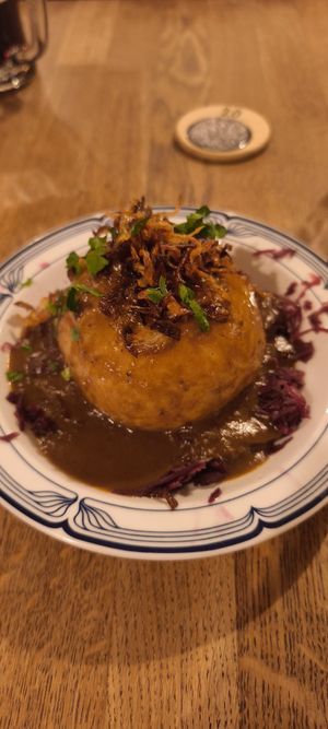 Main dish... at Střecha in Prague