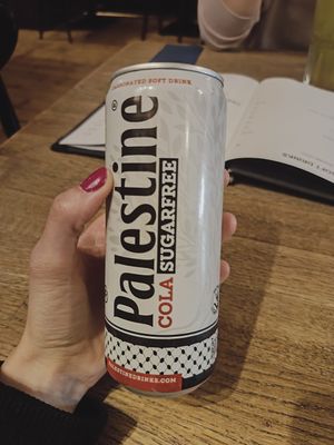Palestine Cola at Střecha in Prague