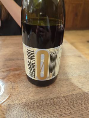 Non alcoholic wine at Střecha in Prague