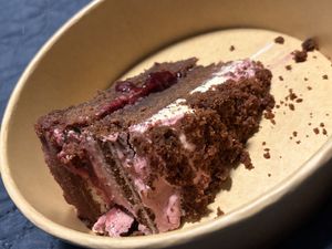 Plum cake  at Střecha in Prague