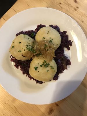 Dumplings 👌 at Střecha in Prague
