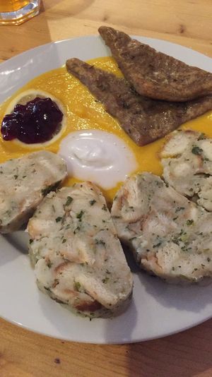 Happily came back  after a while to enjoy this delicious adaptation on Czech classic for the daily menu!  at Střecha in Prague