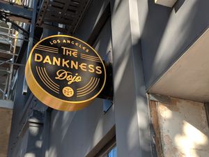 Second sign  at The Dankness Dojo by Modern Times Beer in Los Angeles