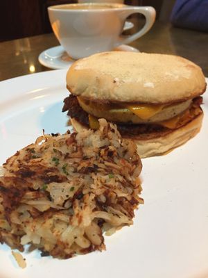 Breakfast sandwich at The Dankness Dojo by Modern Times Beer in Los Angeles
