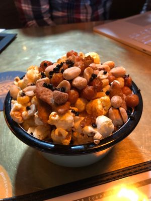 Bar snacks at The Dankness Dojo by Modern Times Beer in Los Angeles