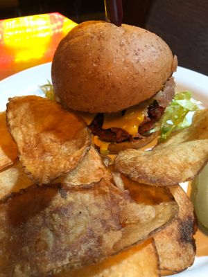 Double burger   at The Dankness Dojo by Modern Times Beer in Los Angeles
