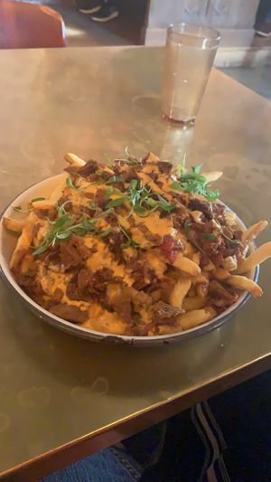 Asada fries at The Dankness Dojo by Modern Times Beer in Los Angeles