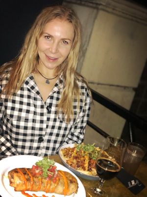 Vegan burrito 😍 at The Dankness Dojo by Modern Times Beer in Los Angeles